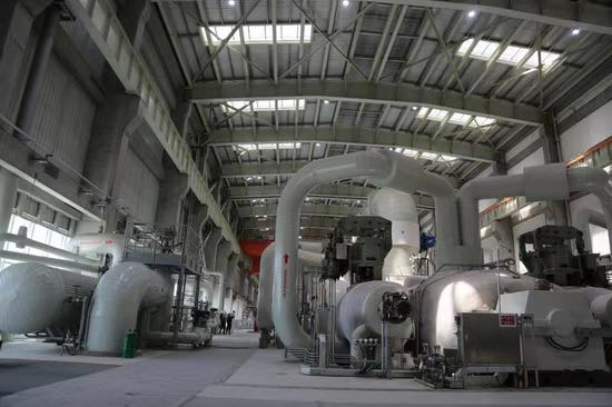 渭南電廠建設(shè)現(xiàn)場